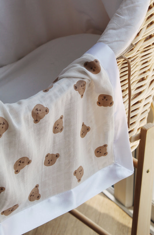 Teddy Bear Security Muslin