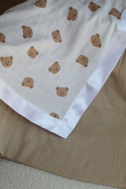 Teddy Bear Security Muslin