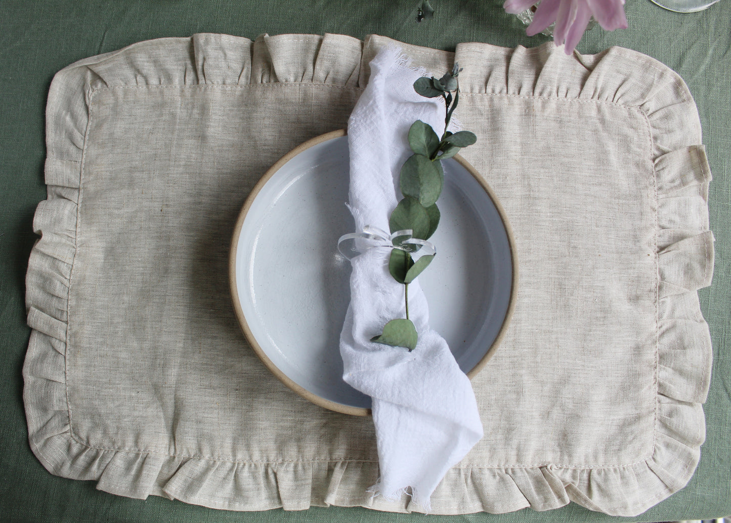 Stone Wash Linen Placemat - Set of two